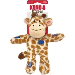 KONG Wild Knots Giraffe Dog Toy, Yellow -Kong Sales 666414 PT2. AC SS1800 V1666386082