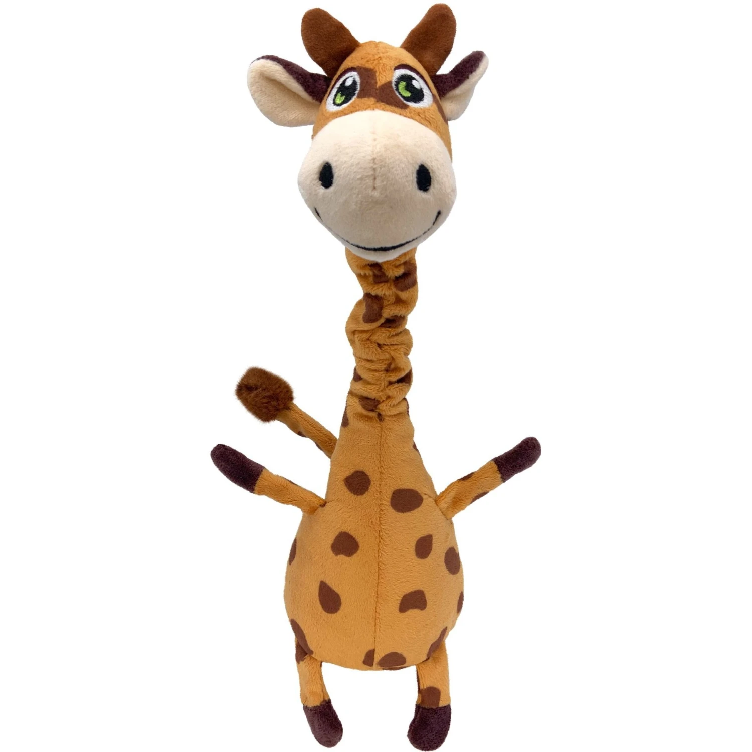 KONG Shakers Bobz Giraffe Dog Toy, Brown, Medium 1 KONG Shakers Bobz Giraffe Dog Toy, Brown, Medium