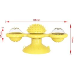 Pet Life 'Windmill' Rotating Suction Cup Spinning Cat Toy -Kong Sales 667670 PT7. AC SS1800 V1665606375