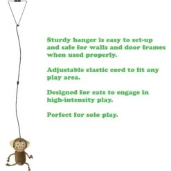 Meowijuana Jump 'n' Jamb Get The Monkey Off Your Back Refillable Swinging Door Jamb Cat Toy 12 Meowijuana Jump 'n' Jamb Get The Monkey Off Your Back Refillable Swinging Door Jamb Cat Toy -Kong Sales 696582 PT4. AC SS1800 V1669386823