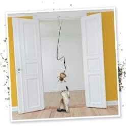 Meowijuana Jump 'n' Jamb Get The Monkey Off Your Back Refillable Swinging Door Jamb Cat Toy 15 Meowijuana Jump 'n' Jamb Get The Monkey Off Your Back Refillable Swinging Door Jamb Cat Toy -Kong Sales 696582 PT7. AC SS1800 V1669386936