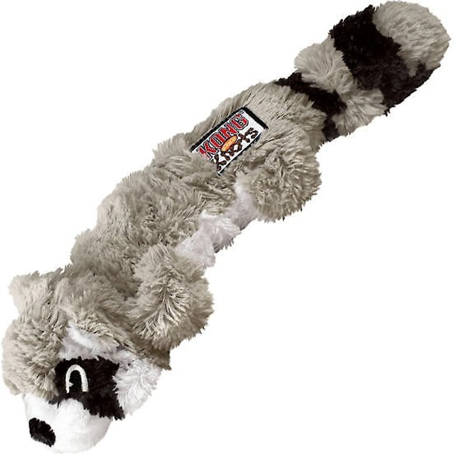 KONG Scrunch Knots Raccoon Dog Toy 1 KONG Scrunch Knots Raccoon Dog Toy