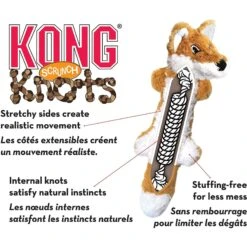 KONG Scrunch Knots Squirrel Dog Toy -Kong Sales 71946 PT3. AC SS1800 V1603152770