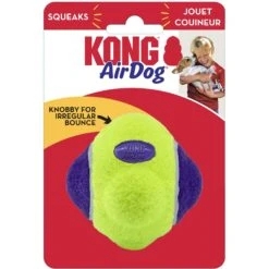 KONG AirDog Knobby Tennis Ball Squeaky Dog Toy -Kong Sales 722534 PT2. AC SS1800 V1671038259