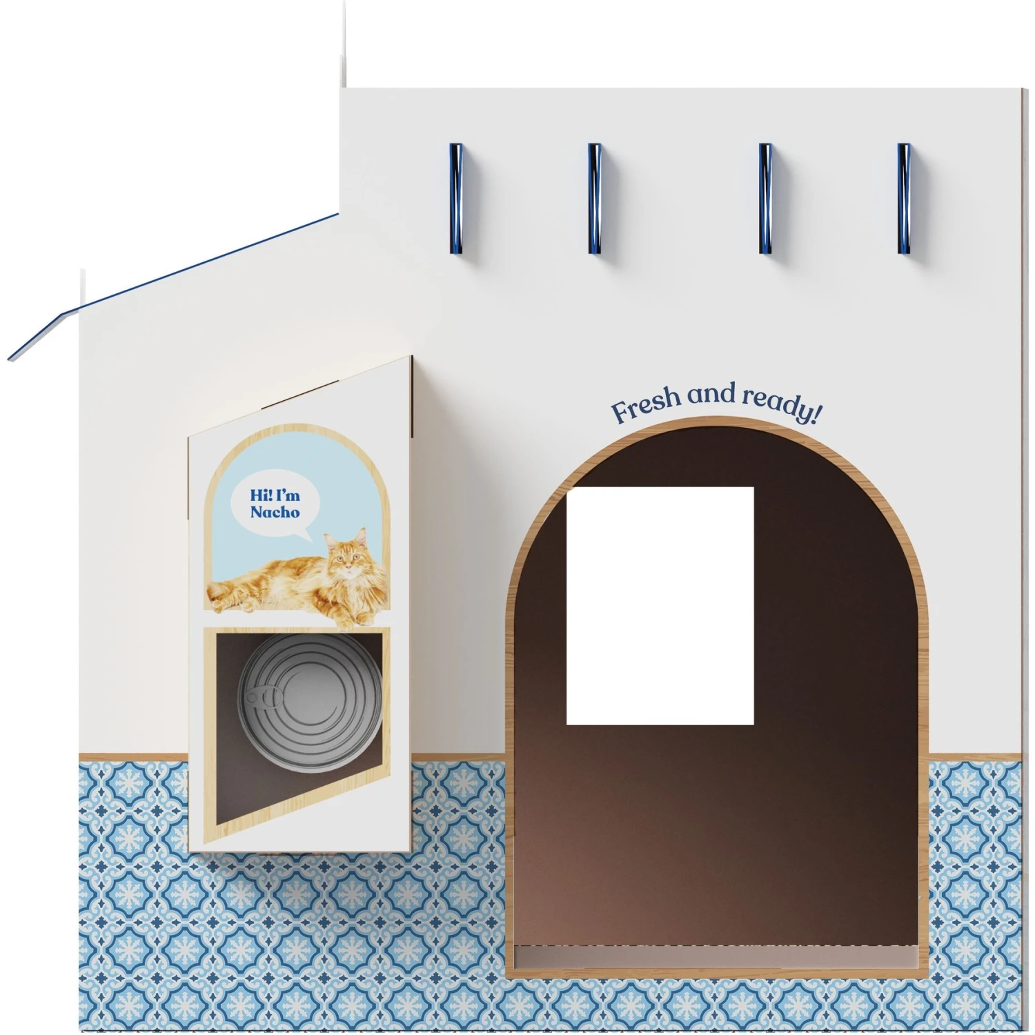 Made By Nacho Nacho's Fish Market Cat Toy, Multi-colored 2 Made By Nacho Nacho's Fish Market Cat Toy, Multi-colored - Image 2