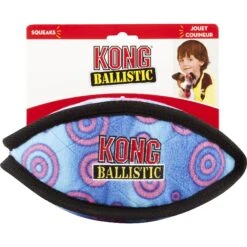 KONG Ballistic Football Dog Toy, Color Varies -Kong Sales 77551 PT3. AC SS1800 V1603154481