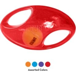 KONG Jumbler Football Dog Toy, Color Varies -Kong Sales 77648 PT4. AC SS1800 V1605349910