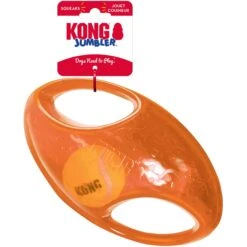 KONG Jumbler Football Dog Toy, Color Varies -Kong Sales 77648 PT7. AC SS1800 V1605343906