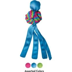 KONG Wubba Weave Dog Toy, Color Varies -Kong Sales 77696 PT4. AC SS1800 V1631769977