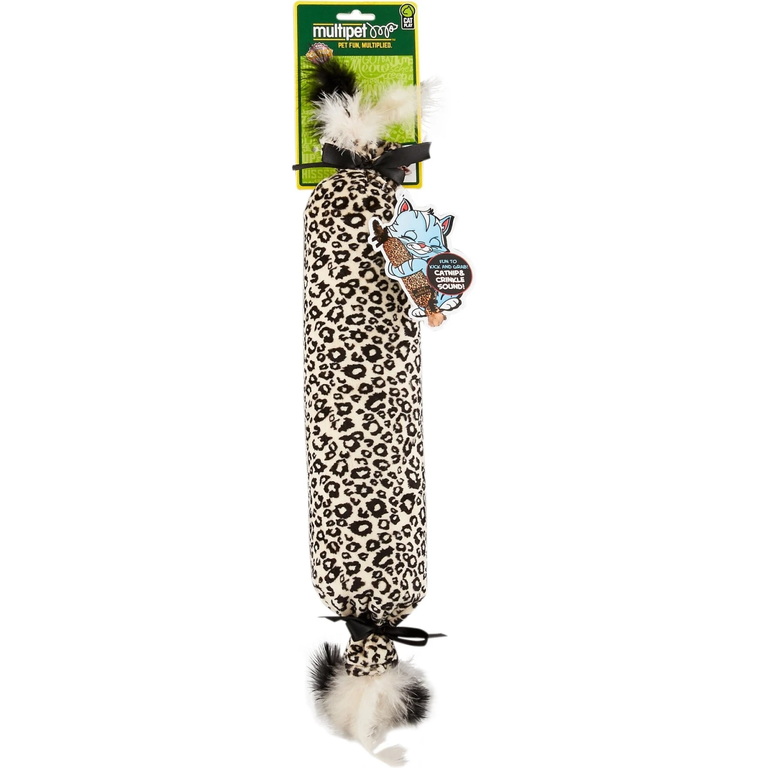 Multipet Katz Kickerz Cat Toy With Catnip, Color Varies 3 Multipet Katz Kickerz Cat Toy With Catnip, Color Varies - Image 3