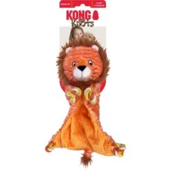 KONG Knots Flatz Lion Dog Toy, Yellow -Kong Sales 797566 PT2. AC SS1800 V1678199196