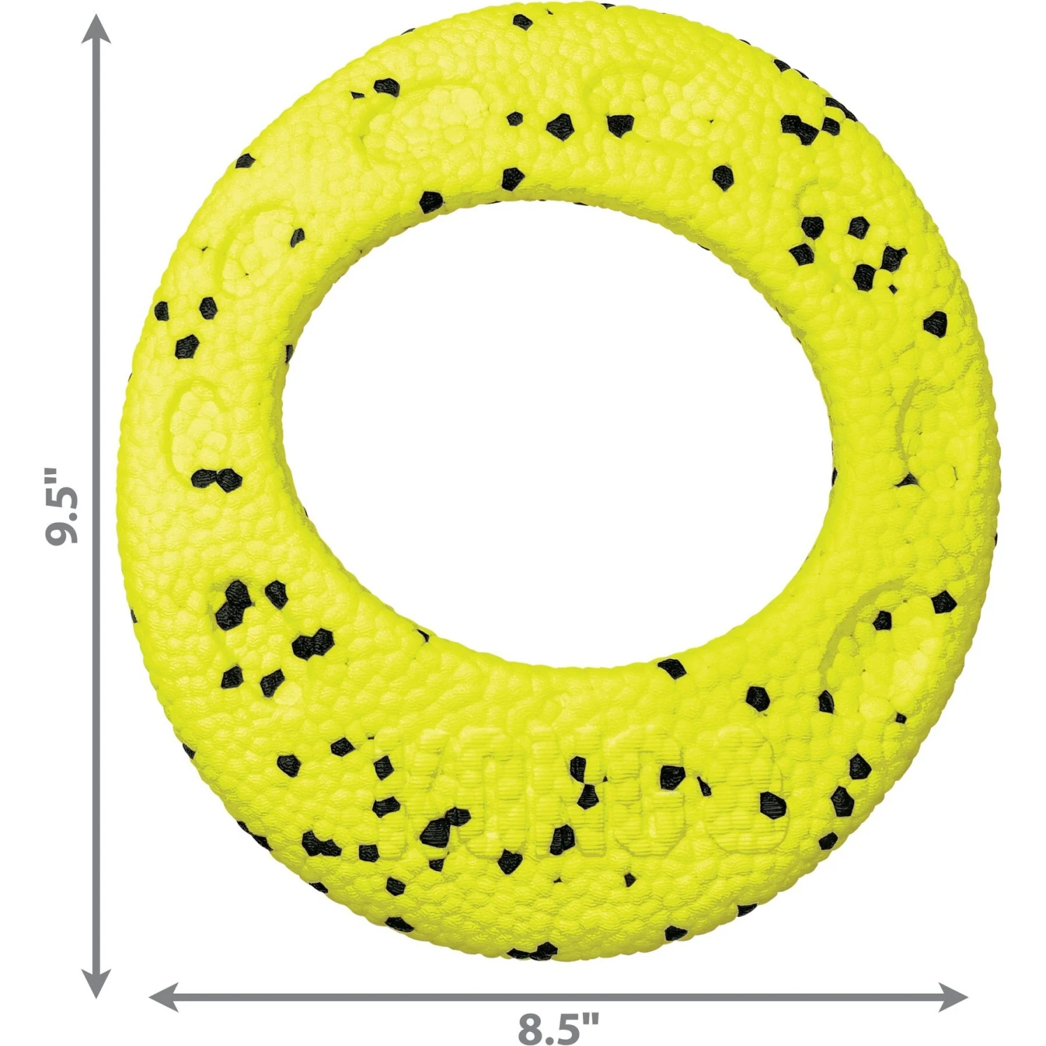 KONG Reflex Flyer Dog Toy, Yellow, Medium 2 KONG Reflex Flyer Dog Toy, Yellow, Medium - Image 2