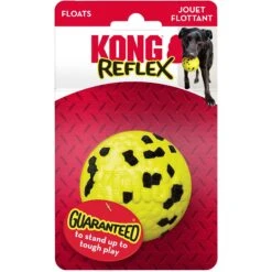 KONG Reflex Ball Dog Toy, Yellow 5 KONG Reflex Ball Dog Toy, Yellow -Kong Sales 797646 PT2. AC SS1800 V1678199204