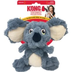 KONG Scrumplez Koala Dog Toy, Grey, Medium -Kong Sales 797662 PT2. AC SS1800 V1678199203
