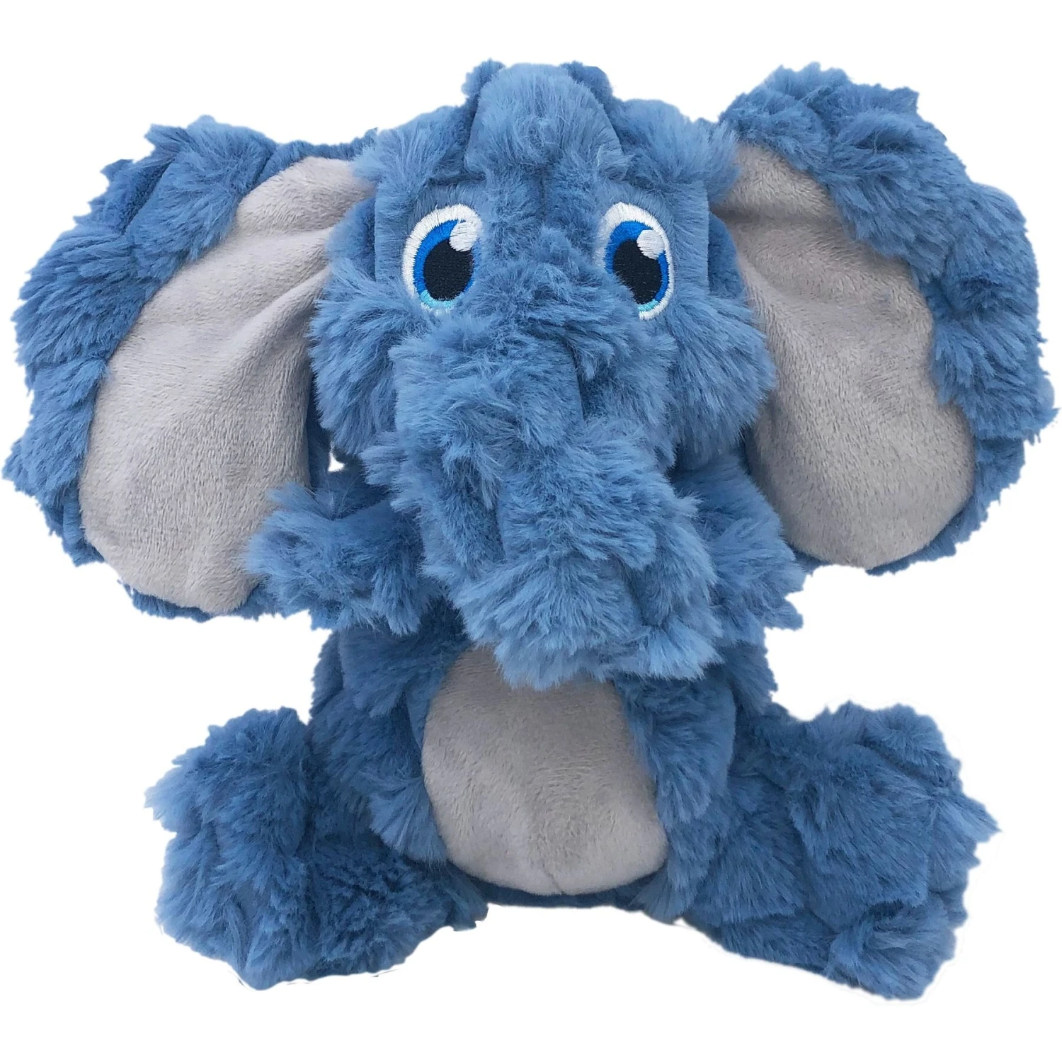 KONG Scrumplez Elephant Dog Toy, Blue, Medium 1 KONG Scrumplez Elephant Dog Toy, Blue, Medium