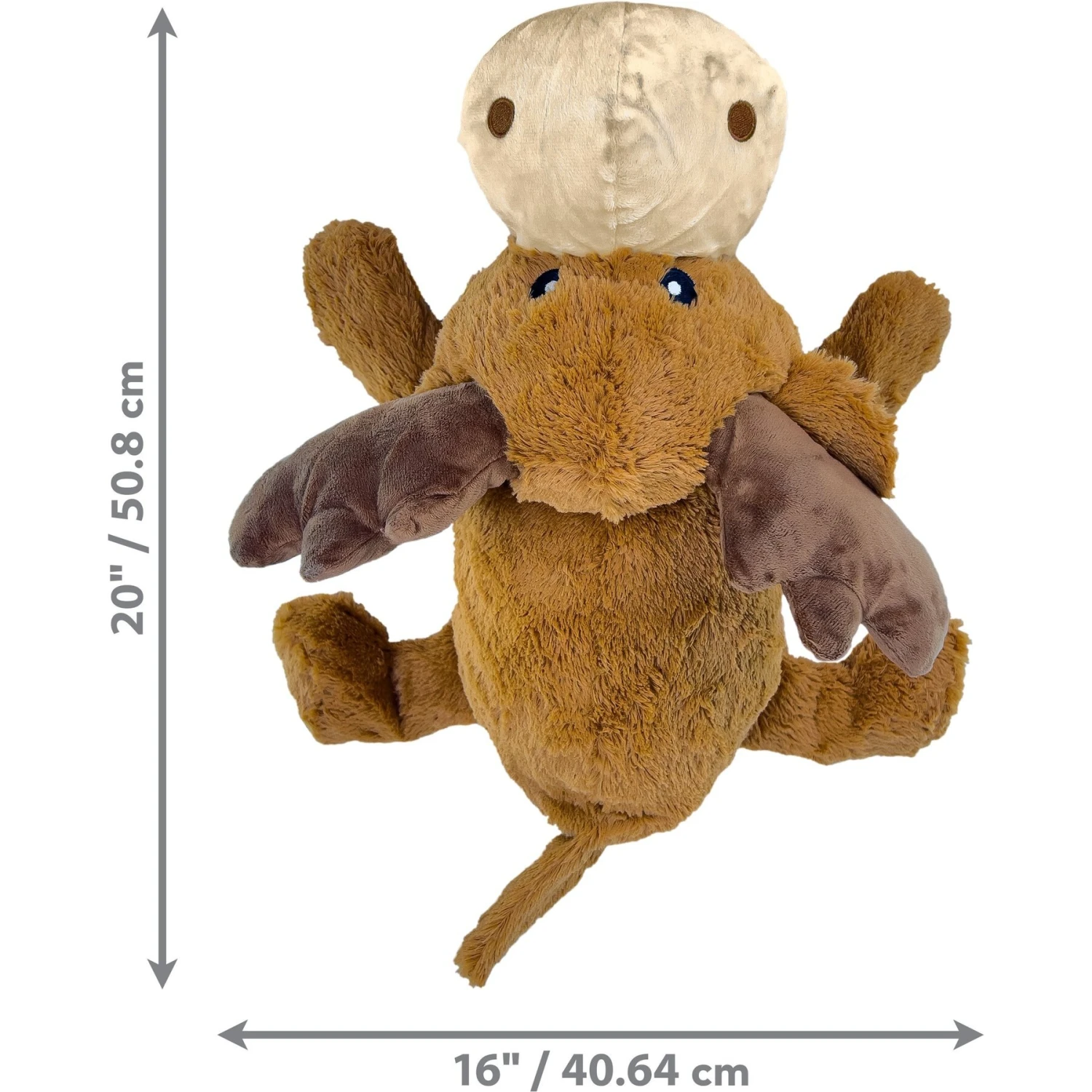 KONG Cozie Jumbo Marvin Squeaky Plush Dog Toy 2 KONG Cozie Jumbo Marvin Squeaky Plush Dog Toy - Image 2