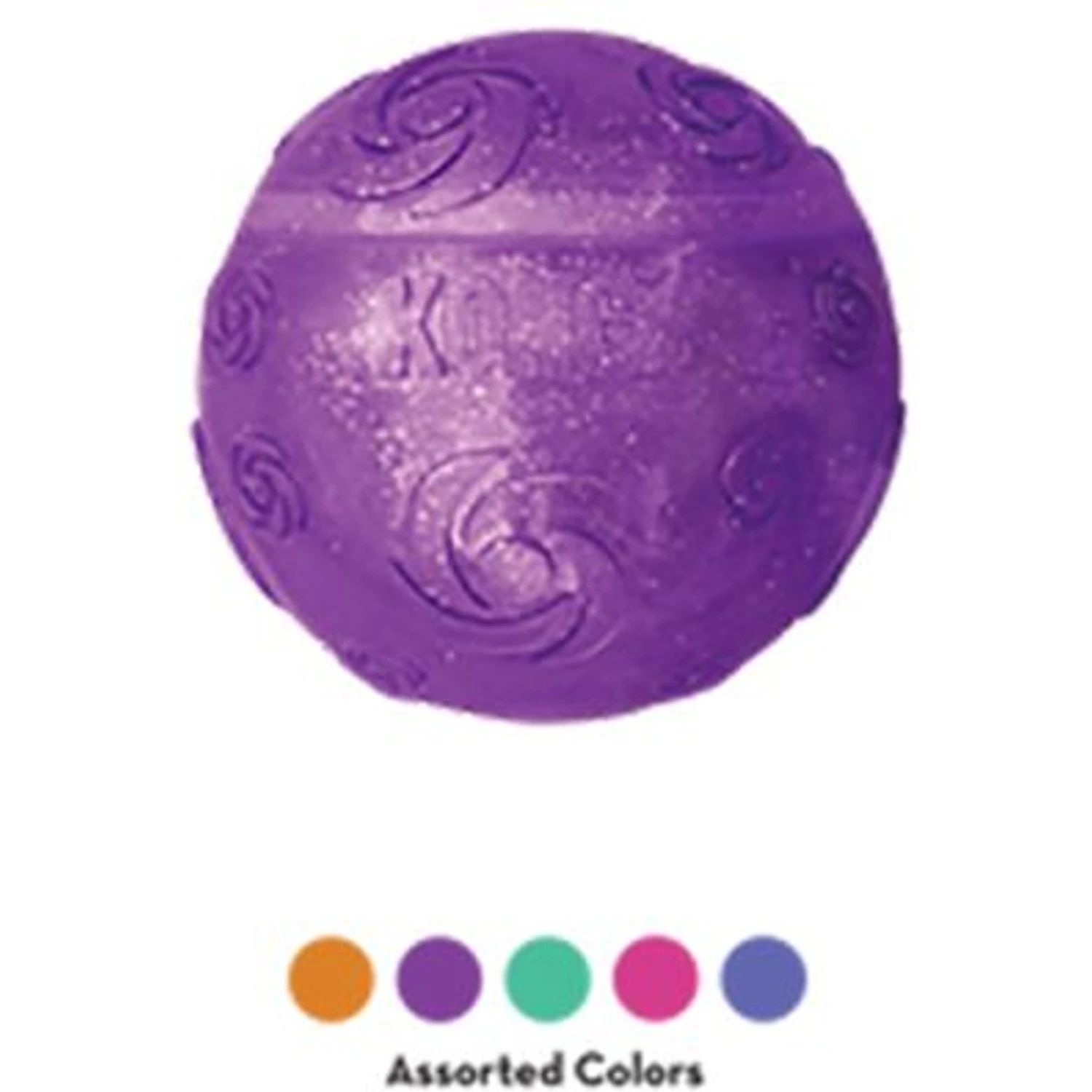 KONG Squeezz Crackle Ball For Dogs, Color Varies 2 KONG Squeezz Crackle Ball For Dogs, Color Varies - Image 2
