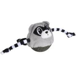Quirky Kitty Rolly Raccoon Catnip Bobbler Cat Toy
