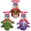 KONG Cozie Ali The Alligator Dog Toy + 2 Items