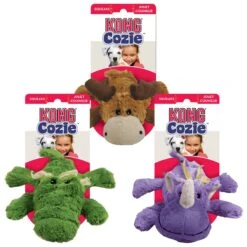 Kong Sales 25 KONG Cozie Ali The Alligator Dog Toy + 2 Items
