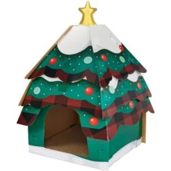 Frisco Holiday Log Cabin Cardboard Cat House & Frisco Holiday Christmas Tree Cardboard Cat House 14 Frisco Holiday Log Cabin Cardboard Cat House & Frisco Holiday Christmas Tree Cardboard Cat House -Kong Sales 986238 PT5. AC SS1800 V1698257734
