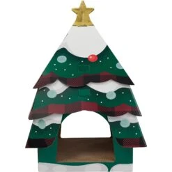 Frisco Holiday Log Cabin Cardboard Cat House & Frisco Holiday Christmas Tree Cardboard Cat House 16 Frisco Holiday Log Cabin Cardboard Cat House & Frisco Holiday Christmas Tree Cardboard Cat House -Kong Sales 986238 PT7. AC SS1800 V1698258117